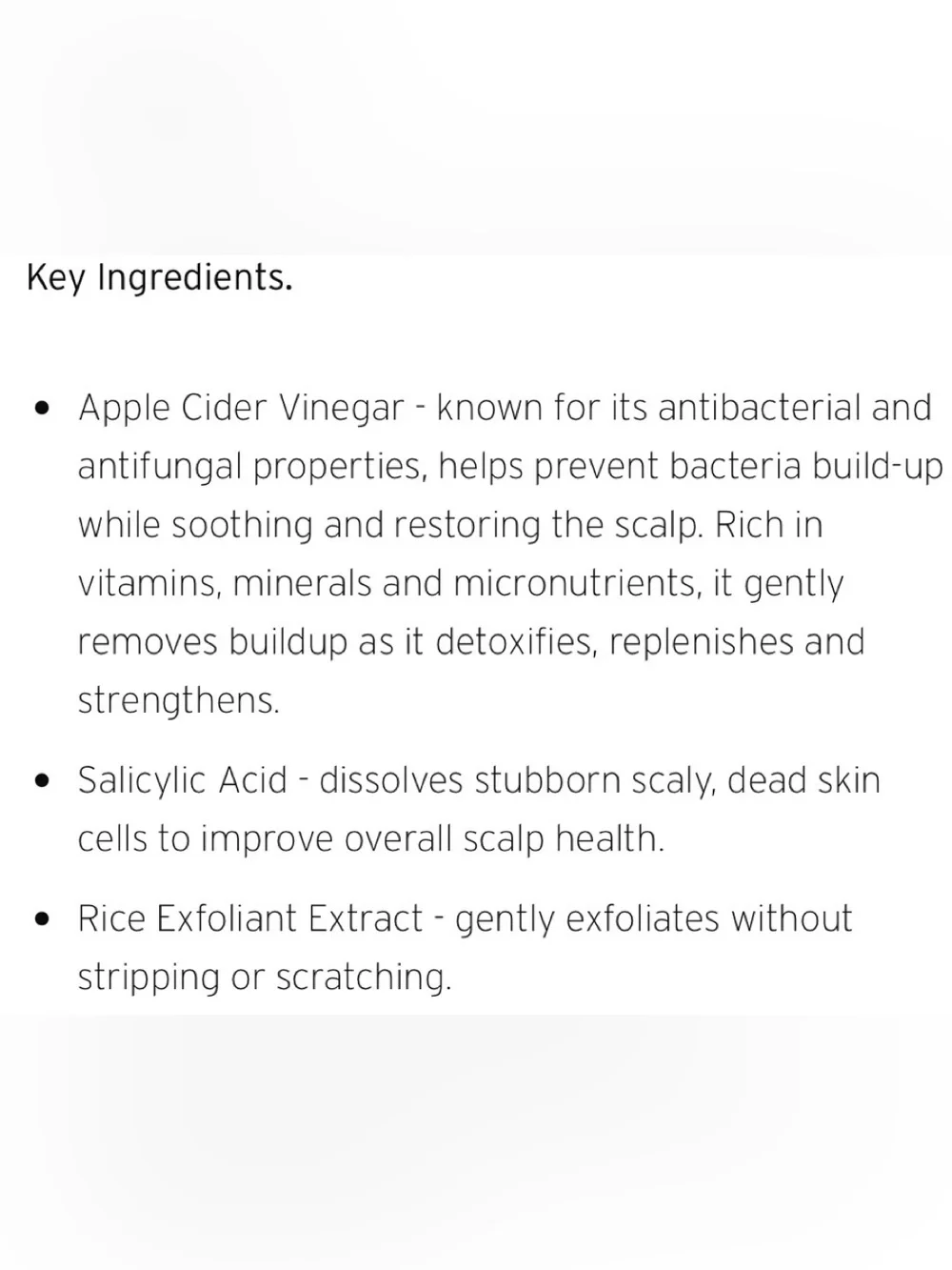 FEKKAI Apple Cider Detox Scalp Scrub
